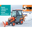 Malotraktor Kubota BX231 CAB - WINTER 2025